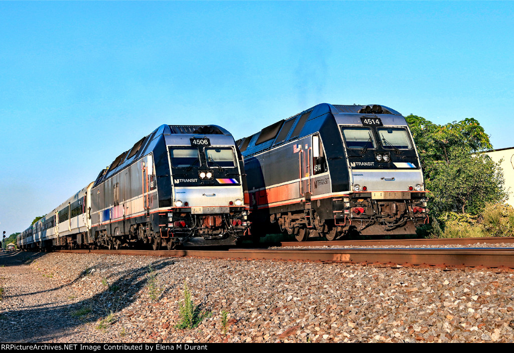 NJT 4506 on train 5531